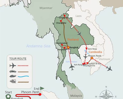 Thailand Cambodia & Southern Beaches 23 Days Thailand Cambodia & Southern Beaches 23 Days