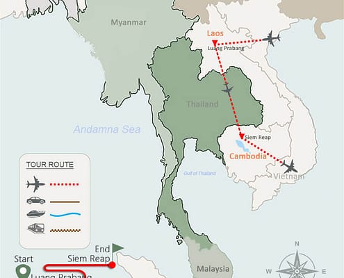 Hello Laos Cambodia Tour 1 Week(1) Hello Laos Cambodia Tour 1 Week