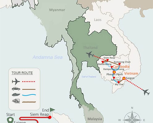 Explore Vietnam Cambodia and Mekong Cruise 2 Weeks Explore Vietnam Cambodia and Mekong Cruise 2 Weeks