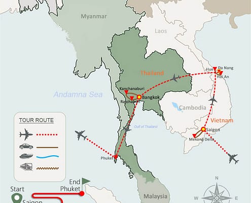 Vietnam & Thailand Tour with Phuket 14 Days Vietnam & Thailand Tour with Phuket 14 Days