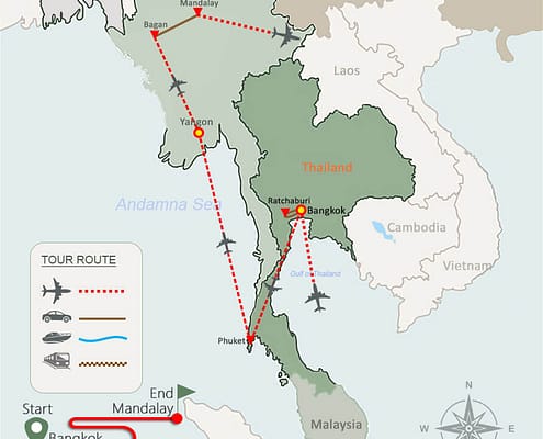 Beautiful Thailand & Myanmar Tour 15 Days Beautiful Thailand & Myanmar Tour 15 Days