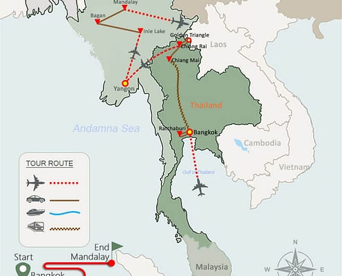 Thailand Myanmar Adventure Tour 18 Days Thailand Myanmar Adventure Tour 18 Days