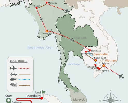 Vietnam Cambodia & Myanmar Tour 19 Days Vietnam Cambodia & Myanmar Tour 19 Days