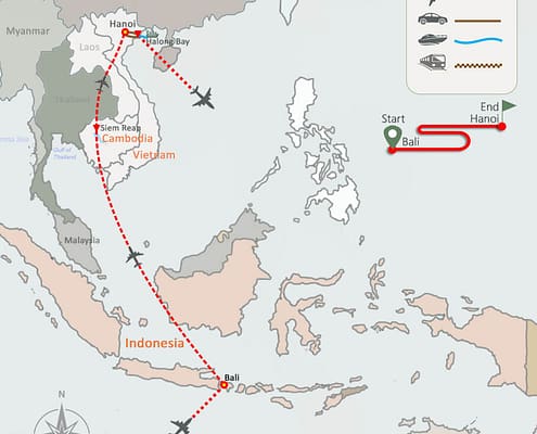 Bali Cambodia and Vietnam Tour 11 Days(1) Bali Cambodia and Vietnam Tour 11 Days