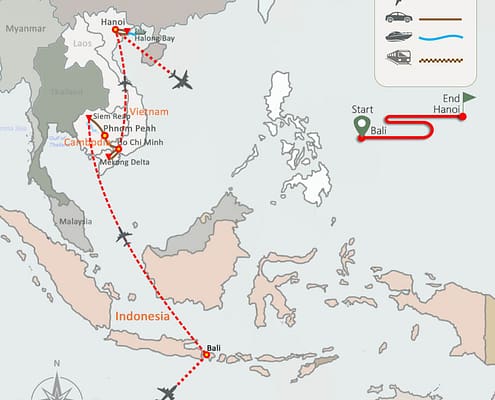 Bali Cambodia and Vietnam Tour 15 Days(1) Bali Cambodia and Vietnam Tour 15 Days