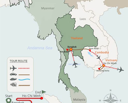 Thailand Cambodia and Vietnam Tour 9 Days Thailand Cambodia and Vietnam Tour 9 Days