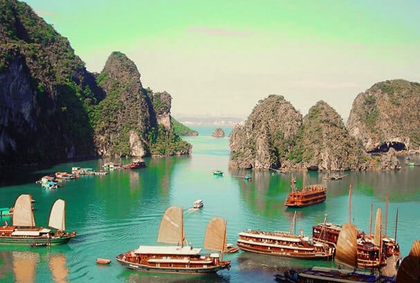 Halong Bay Vietnam 607x410 Halong Bay Vietnam