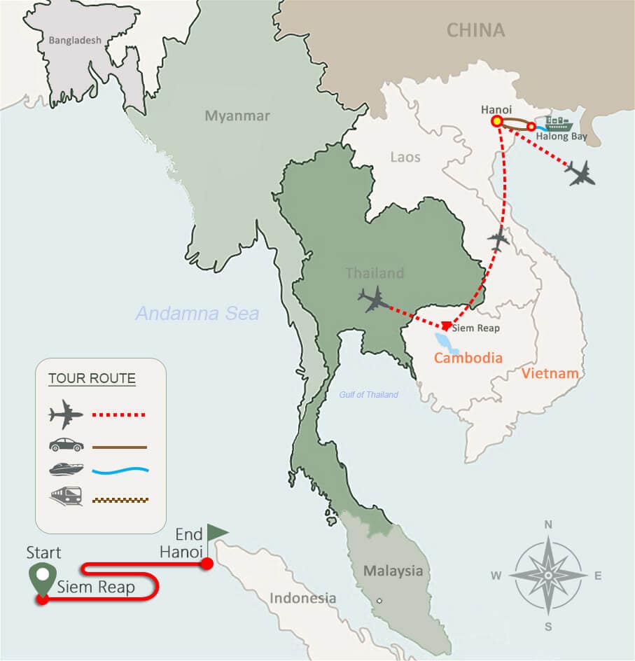 Cambodia Vietnam Highlight Tour 8 Days Cambodia Vietnam Highlight Tour 8 Days