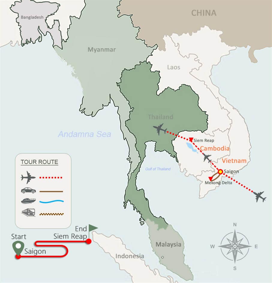 Visit Vietnam Cambodia Tour 7 Days Visit Vietnam Cambodia Tour 7 Days