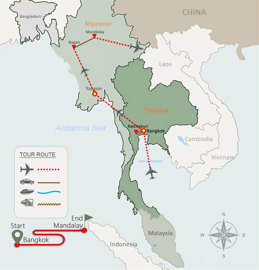 Thailand & Myanmar Value Tour 10 Days Thailand & Myanmar Value Tour 10 Days